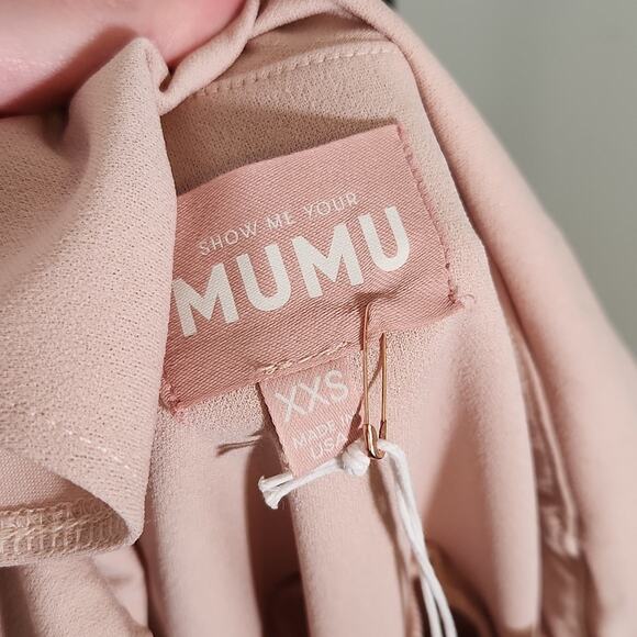 SHOW ME YOUR MUMU NWT One Shoulder Maxi Dress, Size XXS - Picture 9 of 10